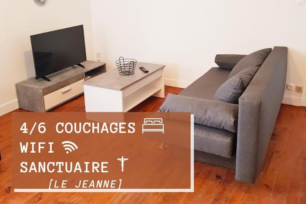 Апартаменти Le Jeanne 4/6 Couchages, Wifi, Sanctuaire Лурд Екстер'єр фото
